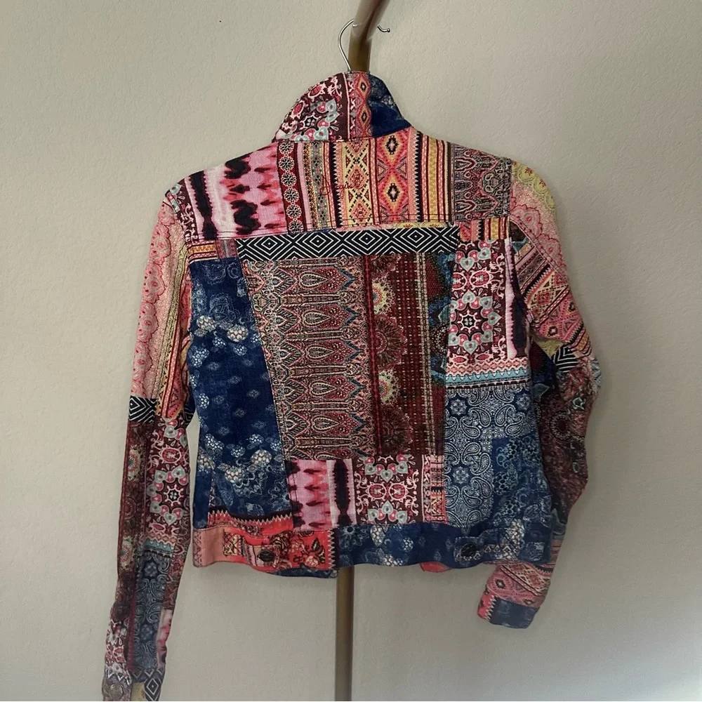 Desigual Patchwork Colorful Jacket - Picture 8 of 9